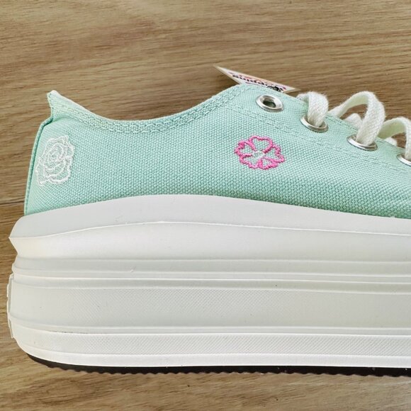 ❤️Converse Chuck Taylor All Star Move Platform Sz 7.5 Women's Shoes Mint A10823C - Picture 12 of 13